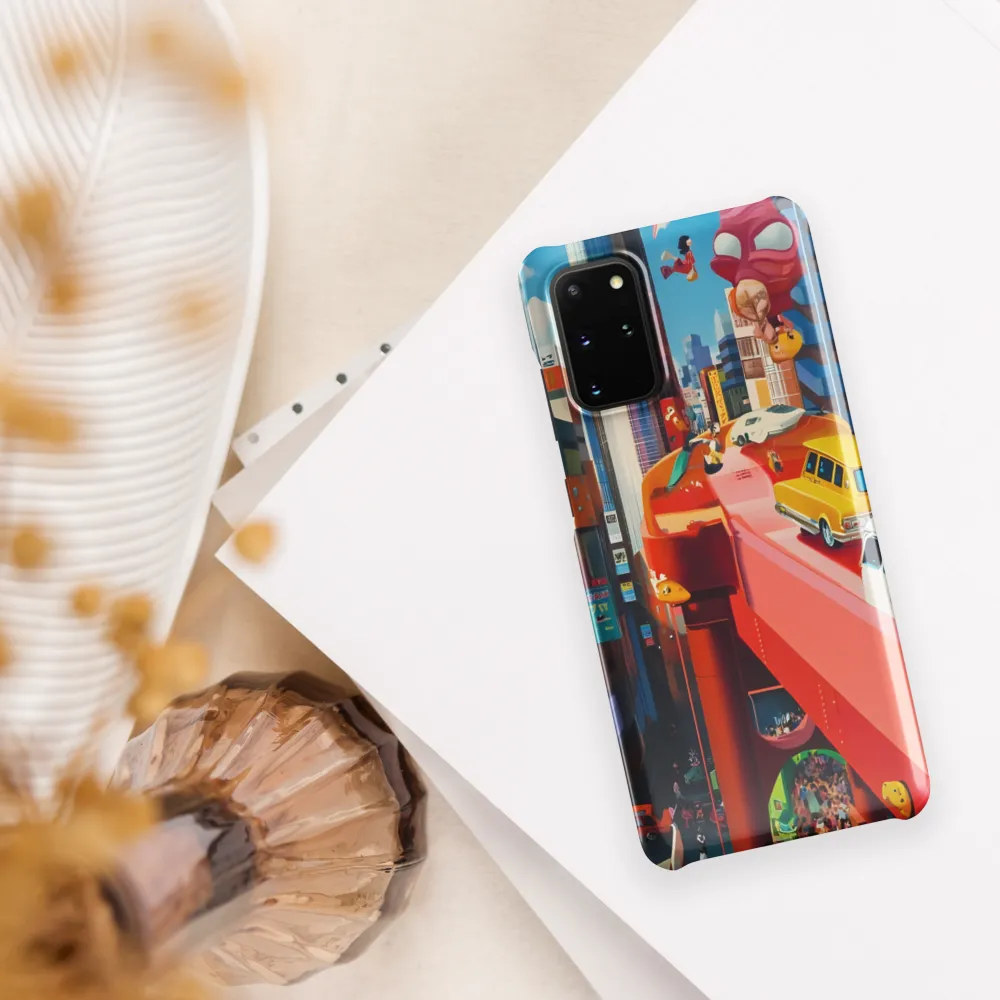 Urban Whimsy: A Colorful Cityscape