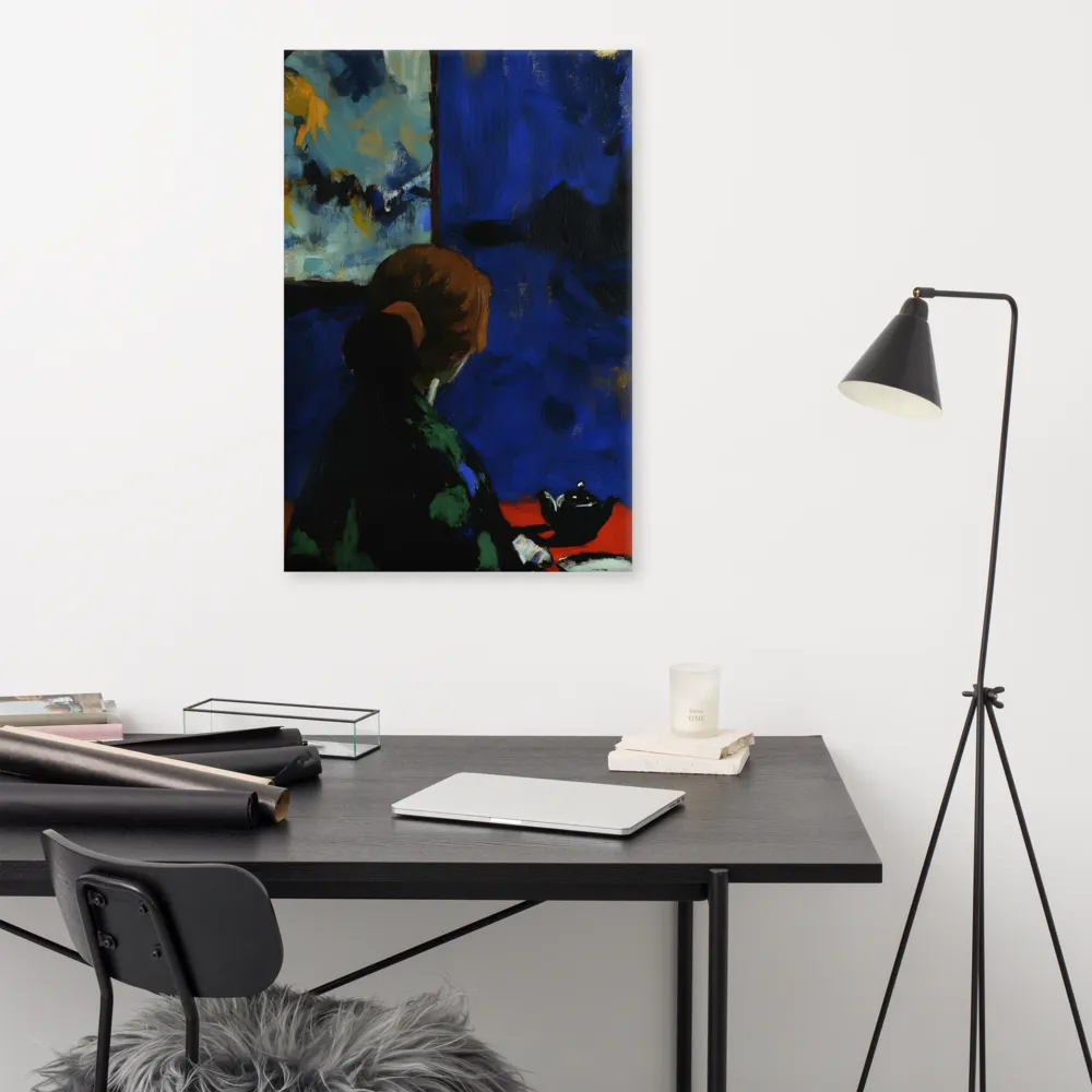 Contemplation Under the Night Sky | Canvas | 24″×36″