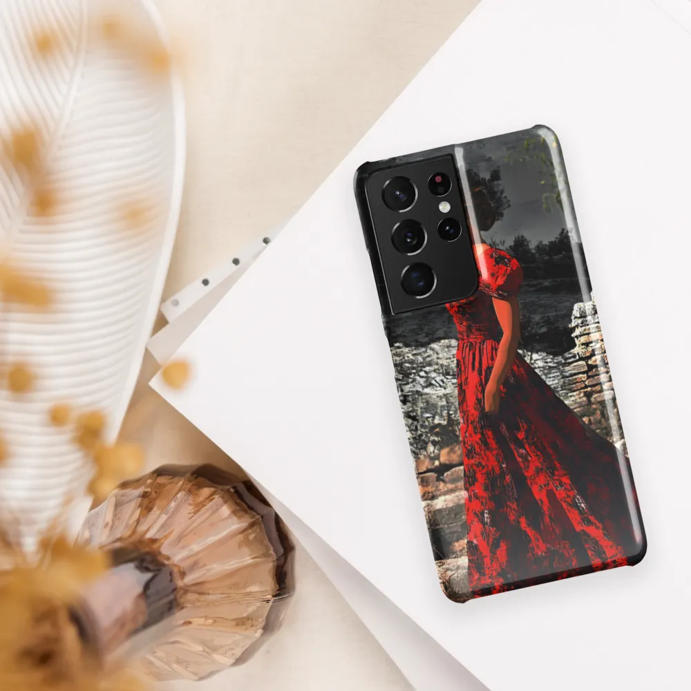 Elegance in Red | Phone Case |  S21 Ultra | Snap Case | Glossy