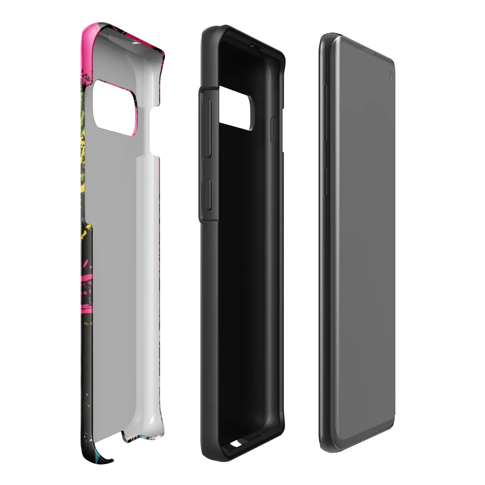 Neon Reflections | Phone Case |  S10 Plus | Tough Case | Glossy