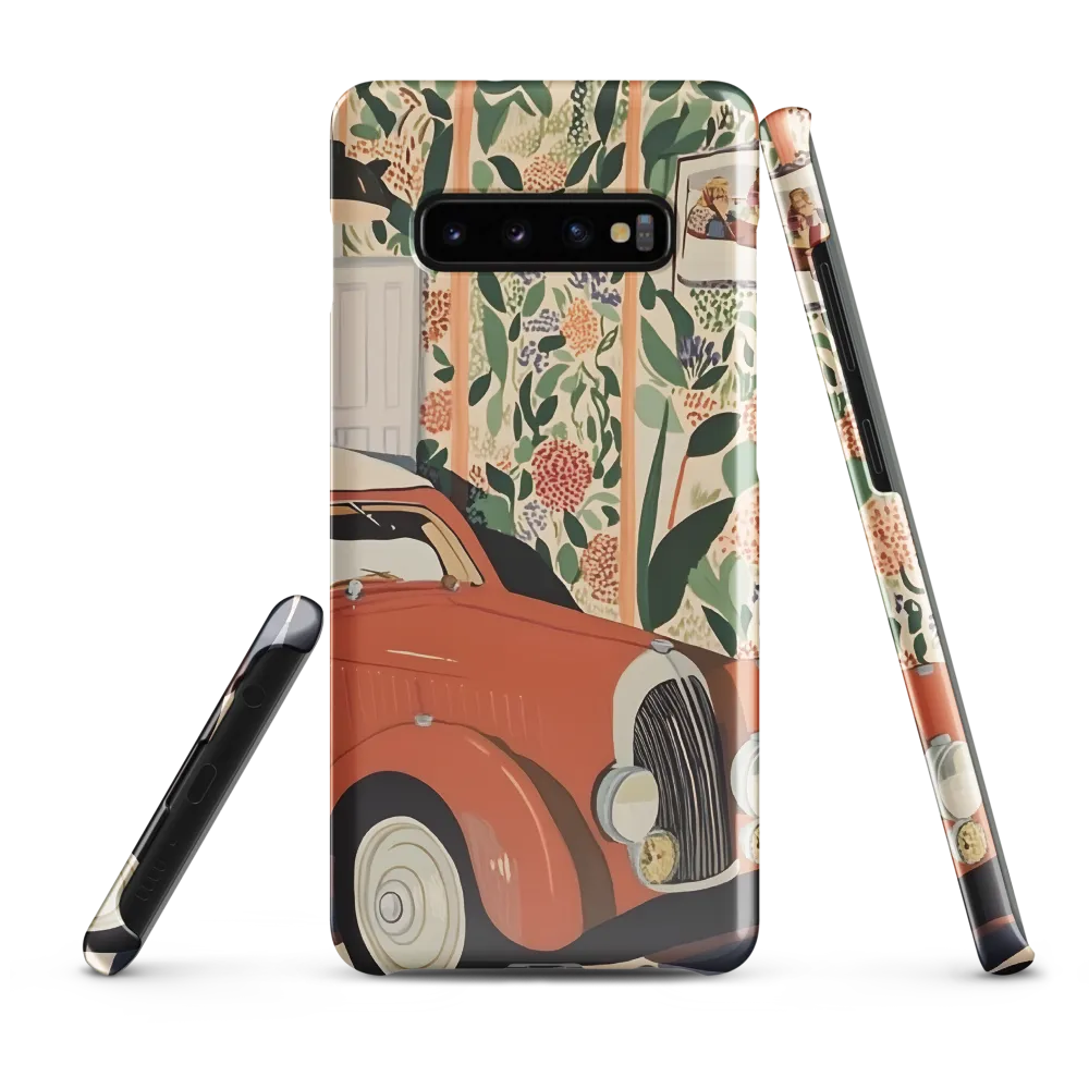 Vintage Charm: A Modern Encounter | Phone Case |  S10 Plus | Snap Case | Glossy