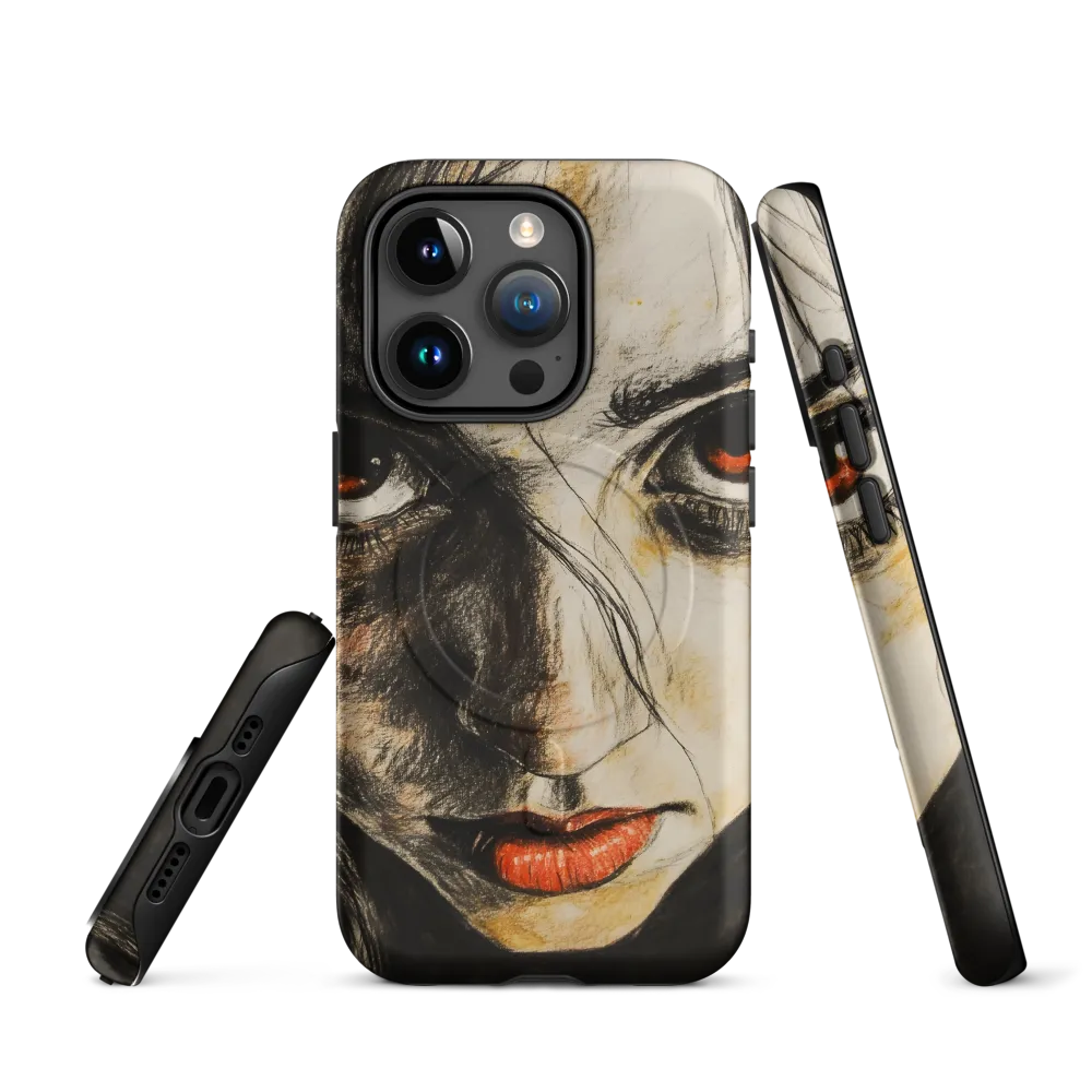 Gaze of Intensity | Phone Case |  15 Pro | MagSafe® Tough Case | Matte
