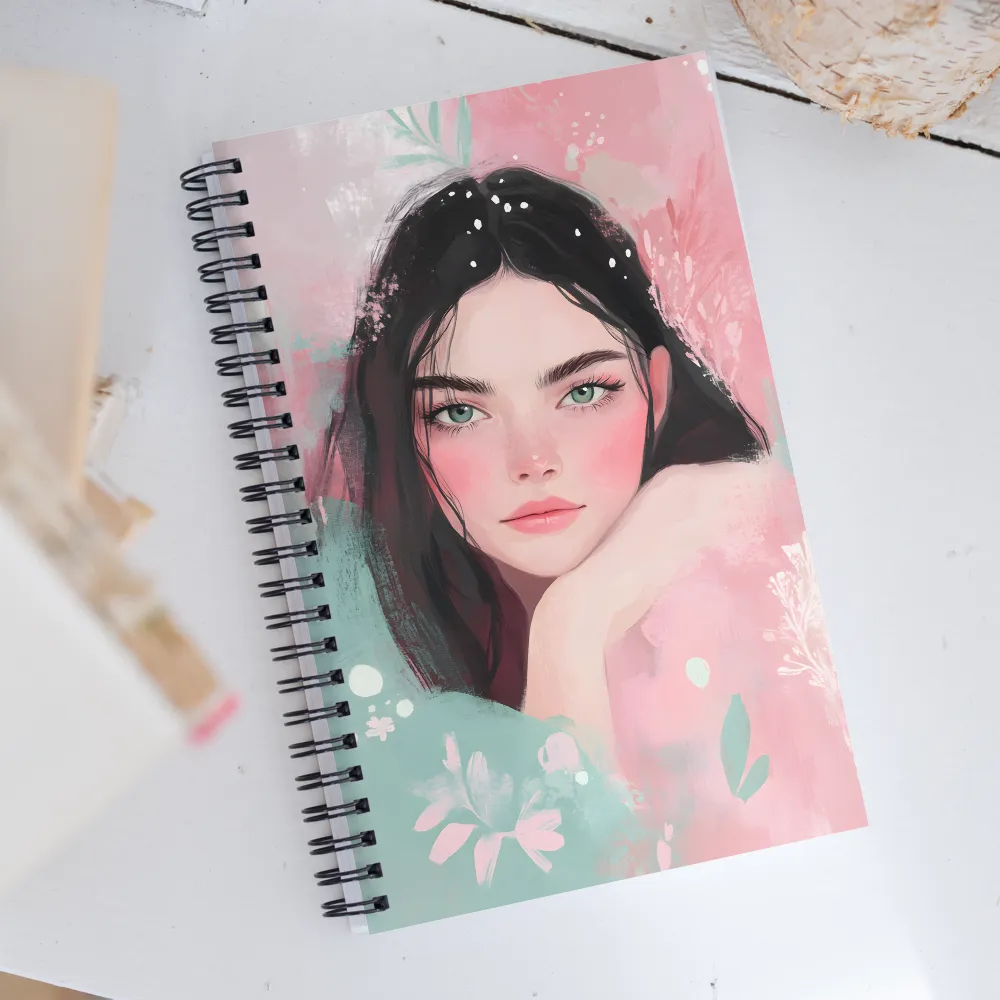 Serenity in Blossom | Spiral Notebook