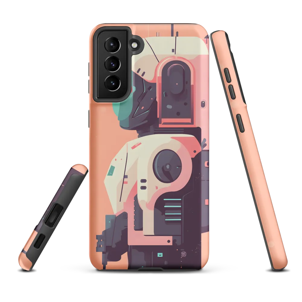 Futuristic Astronaut Bot | Phone Case |  S21 Plus | Tough Case | Matte