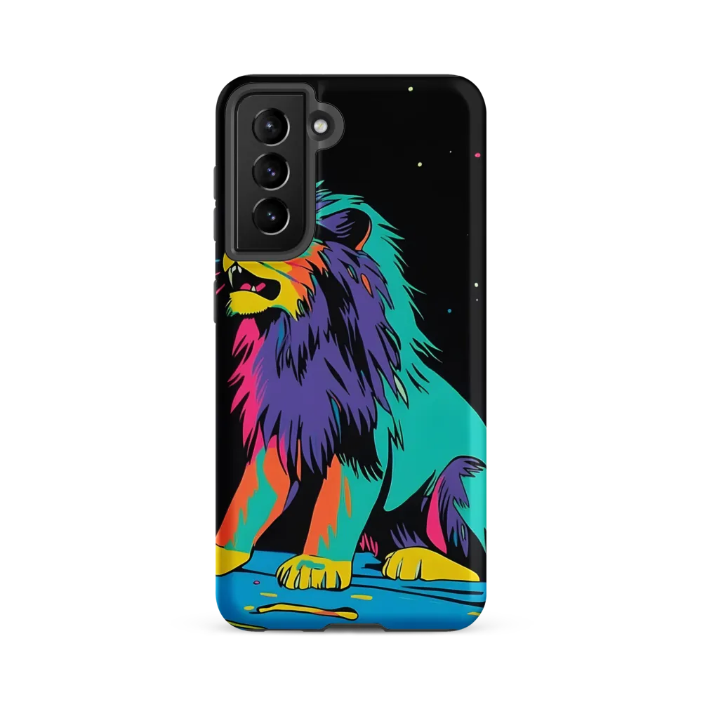 Roaring Colors: The Neon Lion