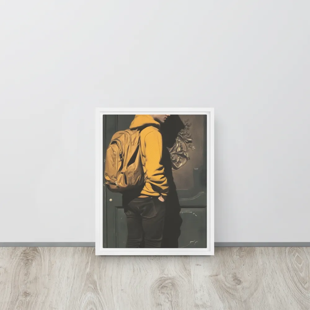 Silent Reflection | Canvas with White Frame | 11″×14″