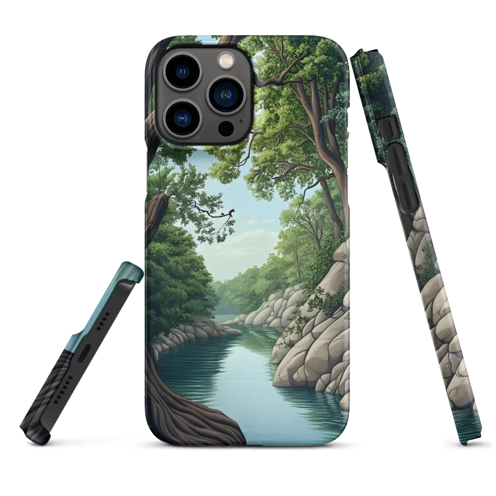 Tranquil Reflections: A Serene River Landscape