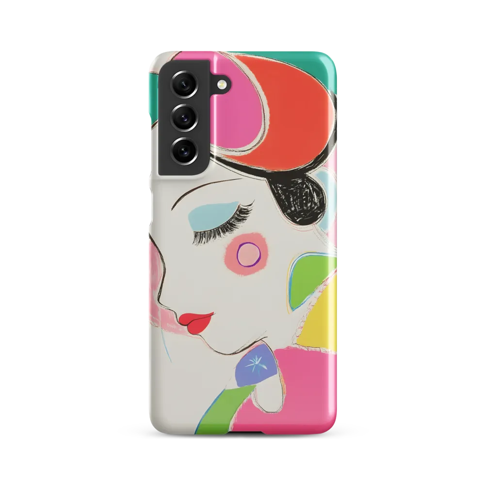 Whimsical Portrait in Colorful Abstraction