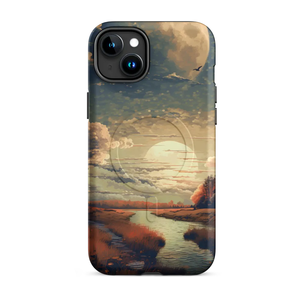 Whispers of Dusk: A Tranquil River Landscape