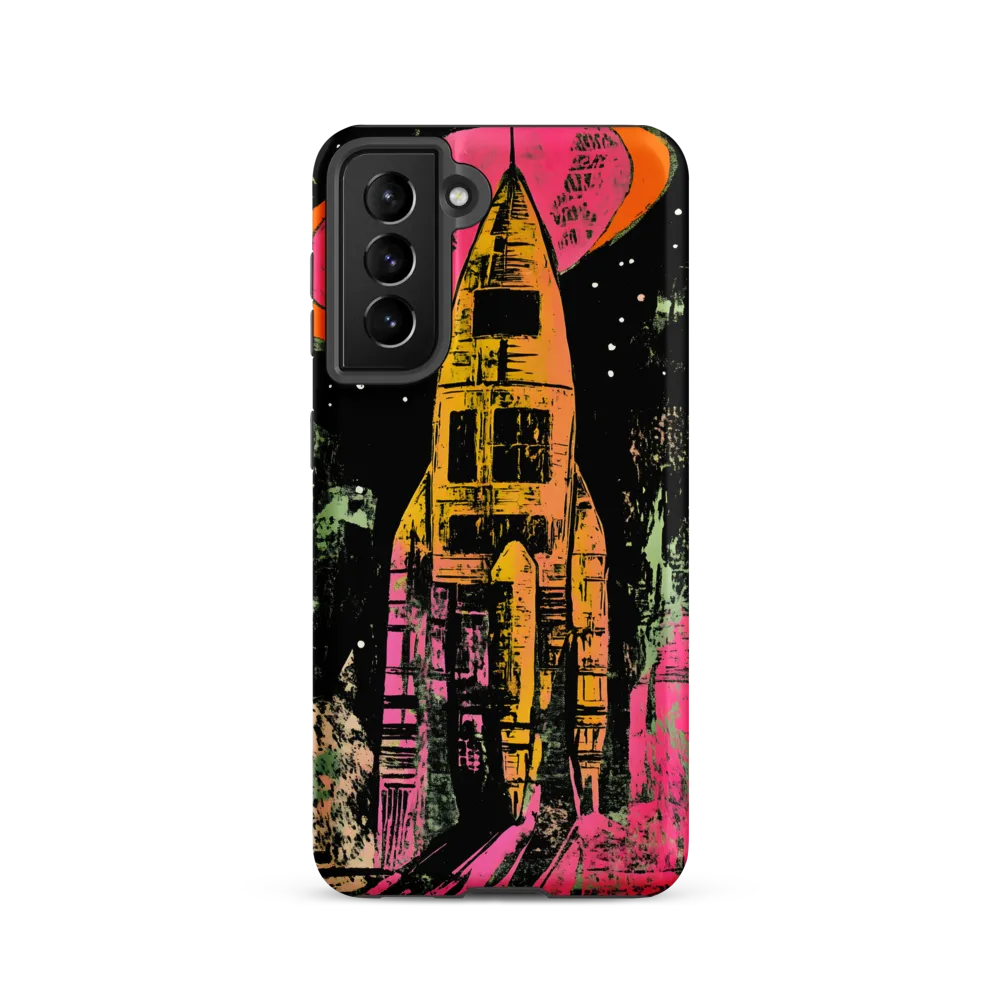 Cosmic Voyage: A Surreal Rocket Adventure