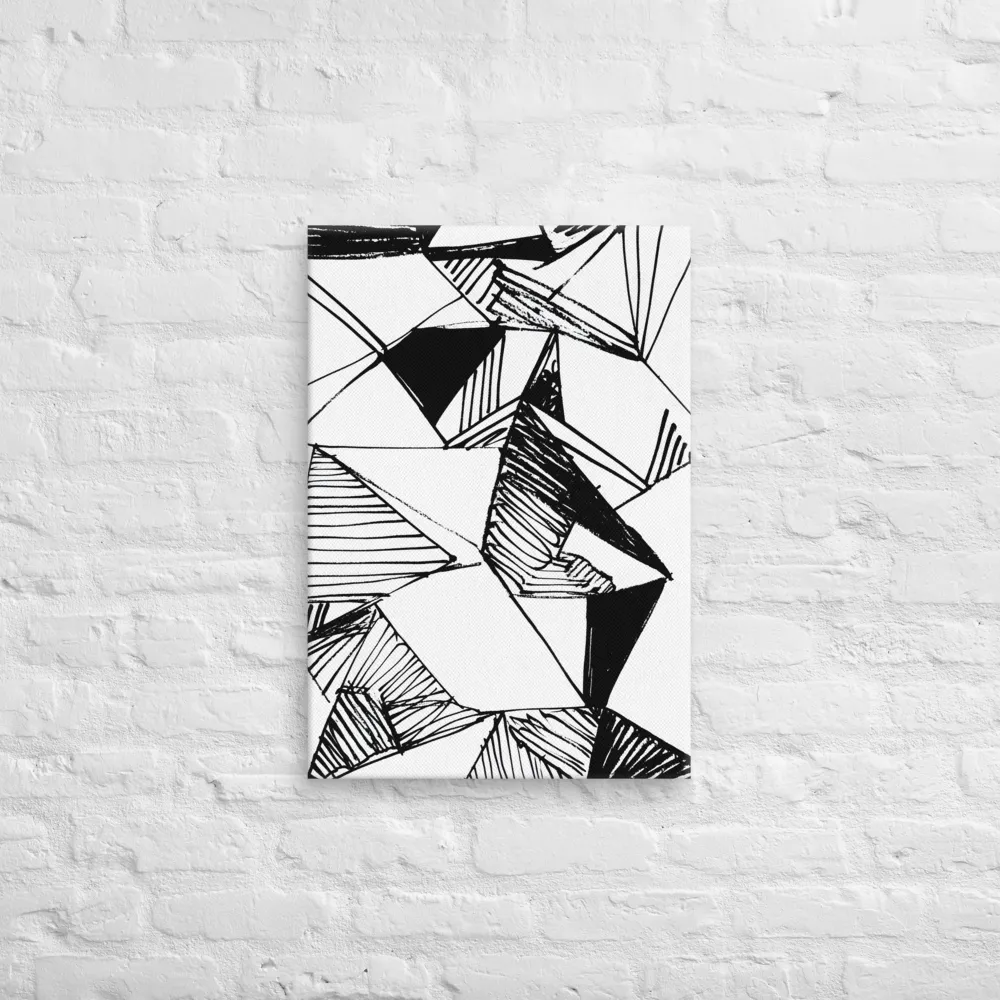 Dynamic Geometry in Ink | Canvas | 18″×26″