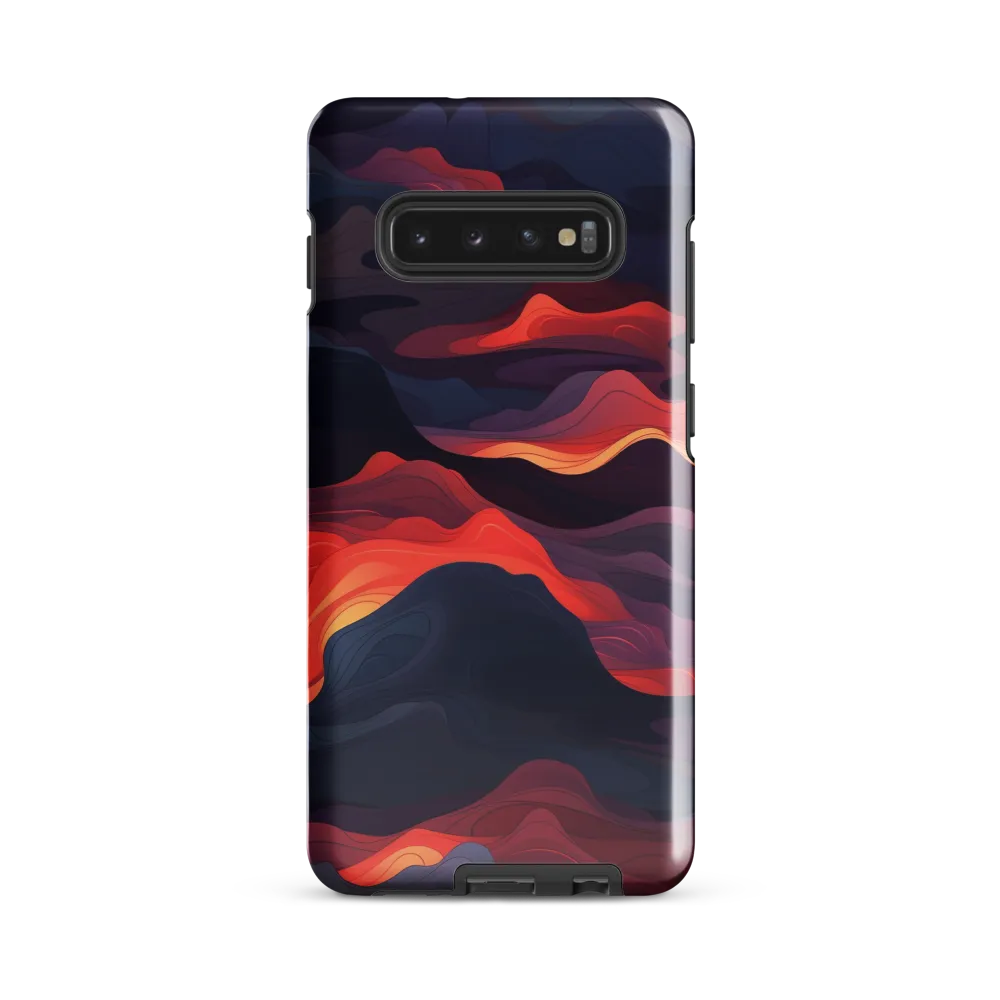 Ethereal Waves of Color | Phone Case |  S10 Plus | Tough Case | Glossy