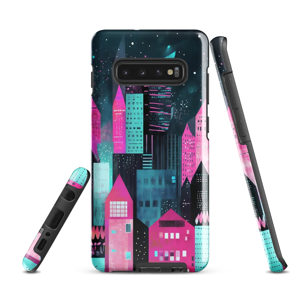 Electric Metropolis | Phone Case |  S10 Plus | Tough Case | Glossy