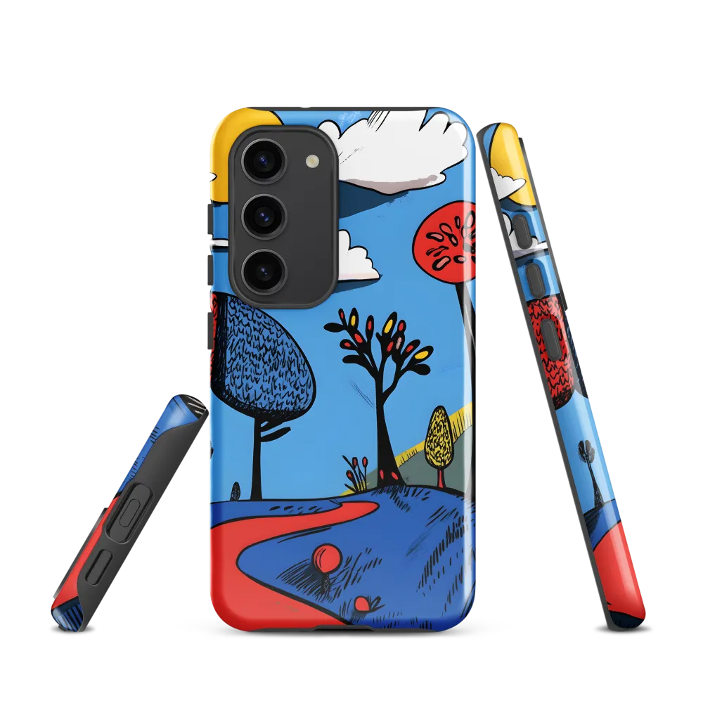A Playful Journey Through Whimsical Woods | Phone Case |  S23 | Tough Case | Glossy