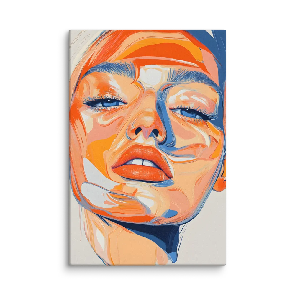 Serene Expressions Unveiled | Canvas | 32″×48″