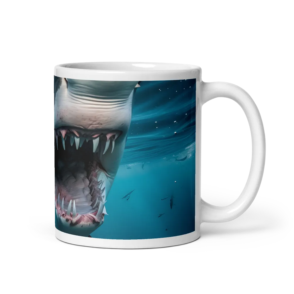 Majesty of the Ocean: The Great White Shark | Mug with White inside | 11 oz