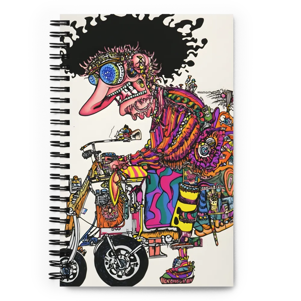 Whimsical Ride | Spiral Notebook