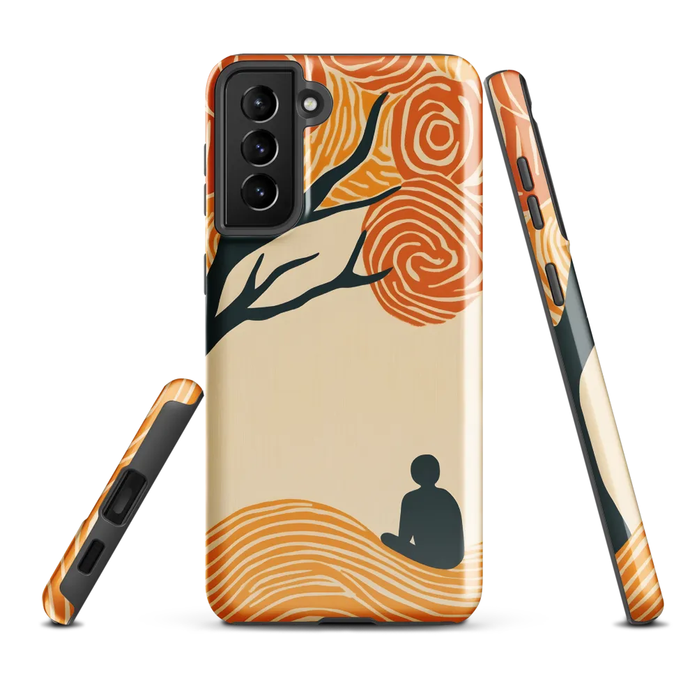 Silent Reflections under Swirling Leaves