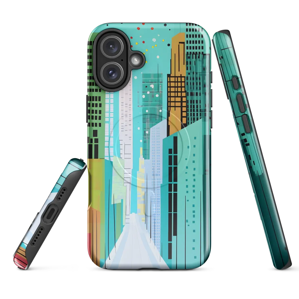 Urban Symphony in Turquoise