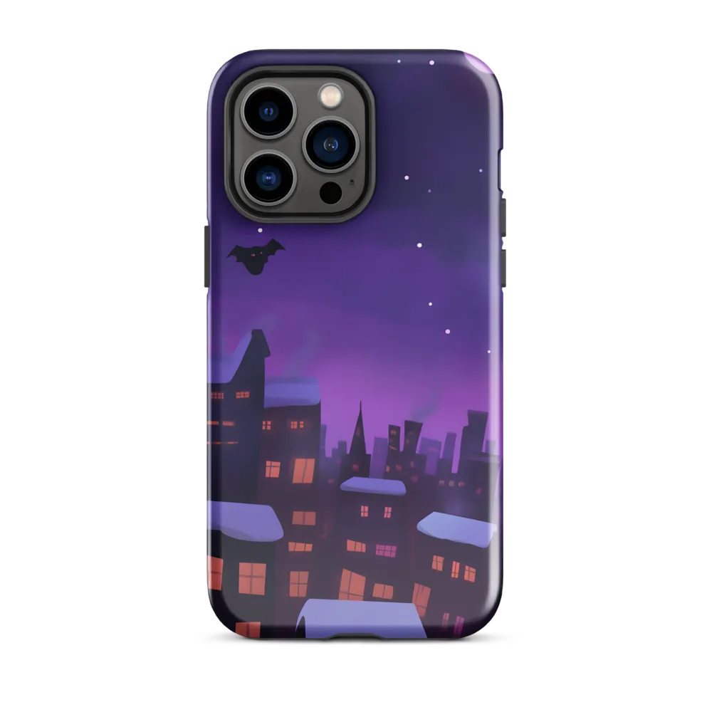Mystical Night in the City | Phone Case |  14 Pro Max | Tough Case | Glossy