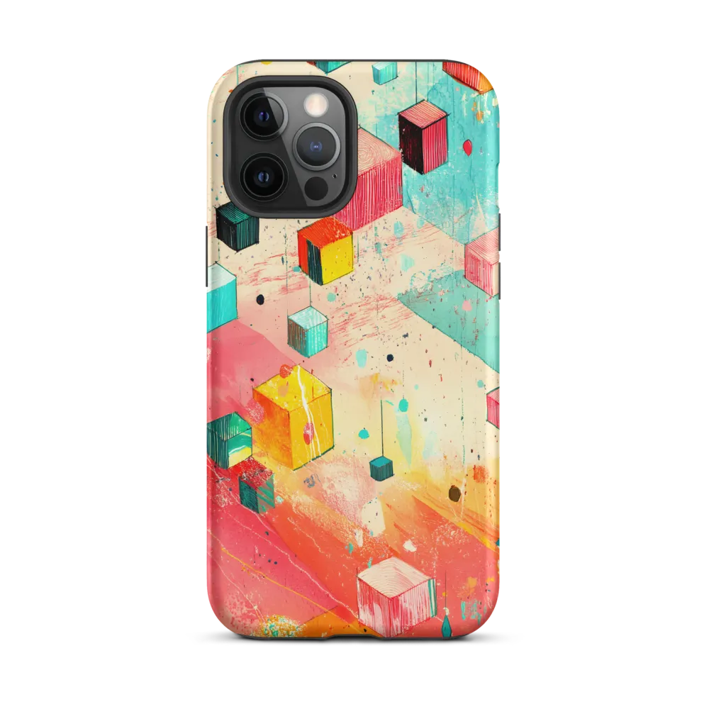 Suspended Cubes in Colorful Abstraction