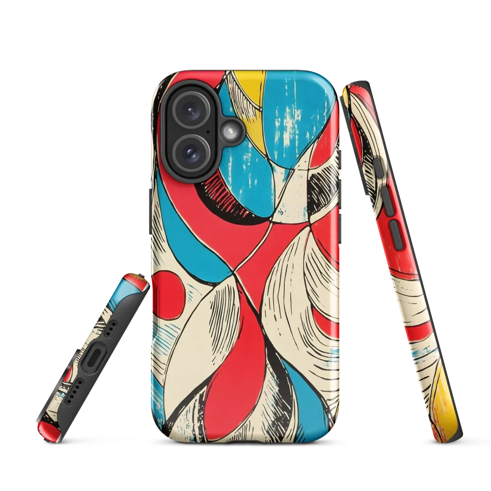 Rhythmic Interplay of Colors | Phone Case |  16 | Tough Case | Glossy