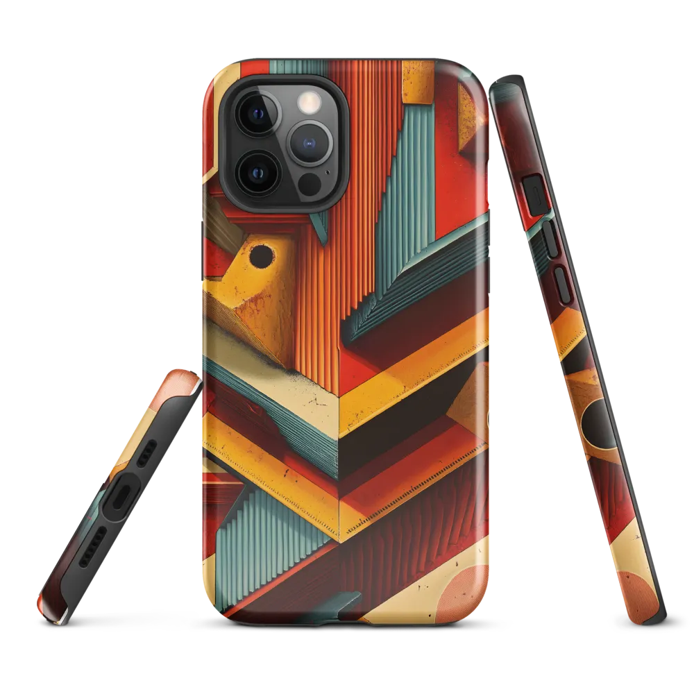 Geometric Harmony | Phone Case |  12 Pro Max | Tough Case | Glossy