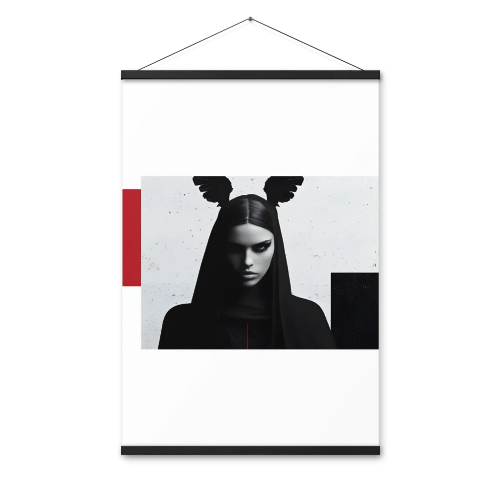 Whispers of Darkness | Poster With Black Wood Hanger | 24″×36″