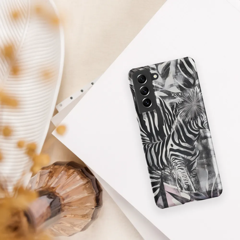 Zebra in the Jungle of Illusions | Phone Case |  S21 | Snap Case | Matte