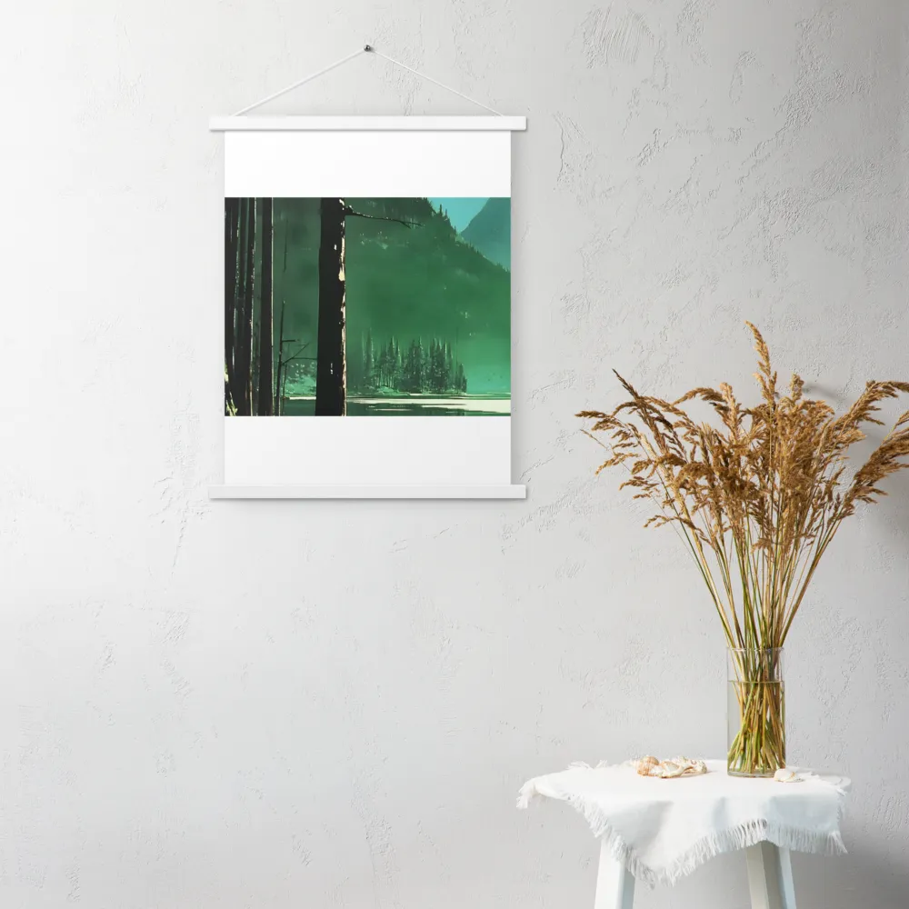 Reflections of Tranquility | Poster With White Wood Hanger | 18″×24″
