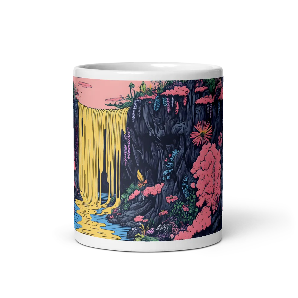 Ethereal Cascade of Blossoms | Mugs | Multiple Sizes & Colors