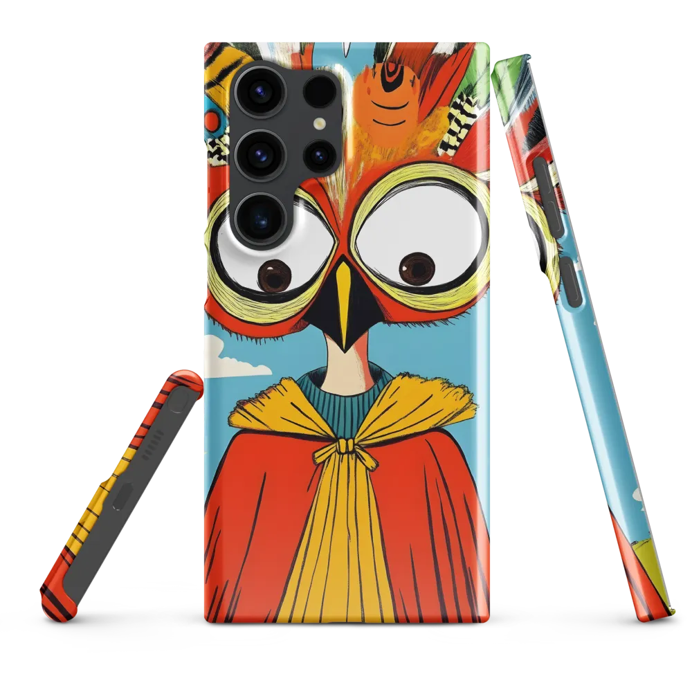 A Whimsical Encounter: The Owl-Human Fusion