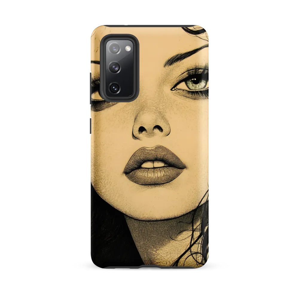 Enigmatic Gaze | Phone Case |  S20 FE | Tough Case | Matte