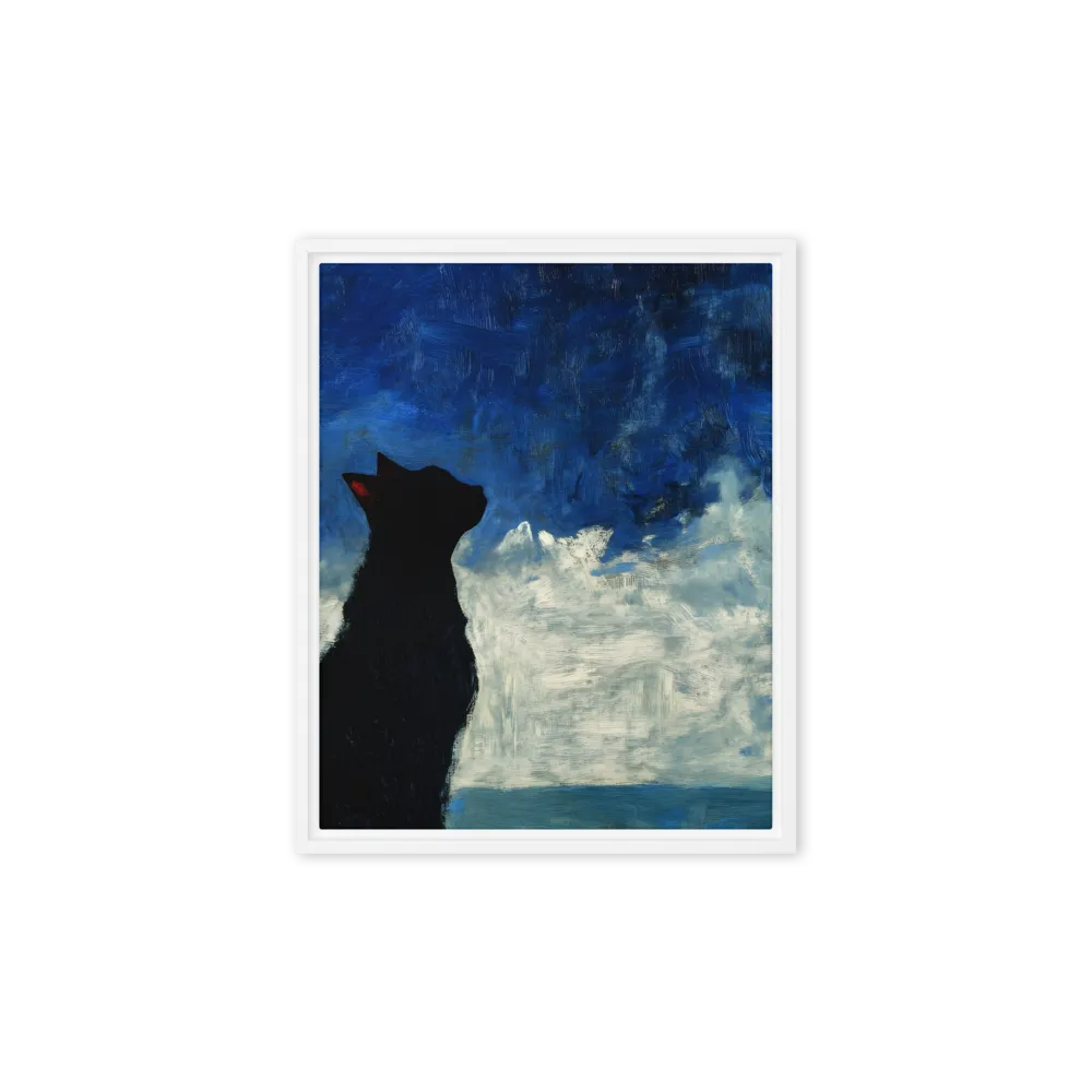 Serenade of the Night | Canvas with White Frame | 8″×10″