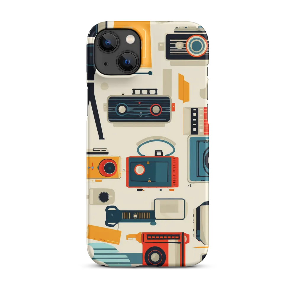 Retro Camera Collection: A Nostalgic Journey | Phone Case |  14 Plus | Snap Case | Matte