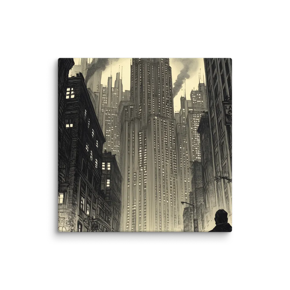 Echoes of the City | Canvas | 10″×10″