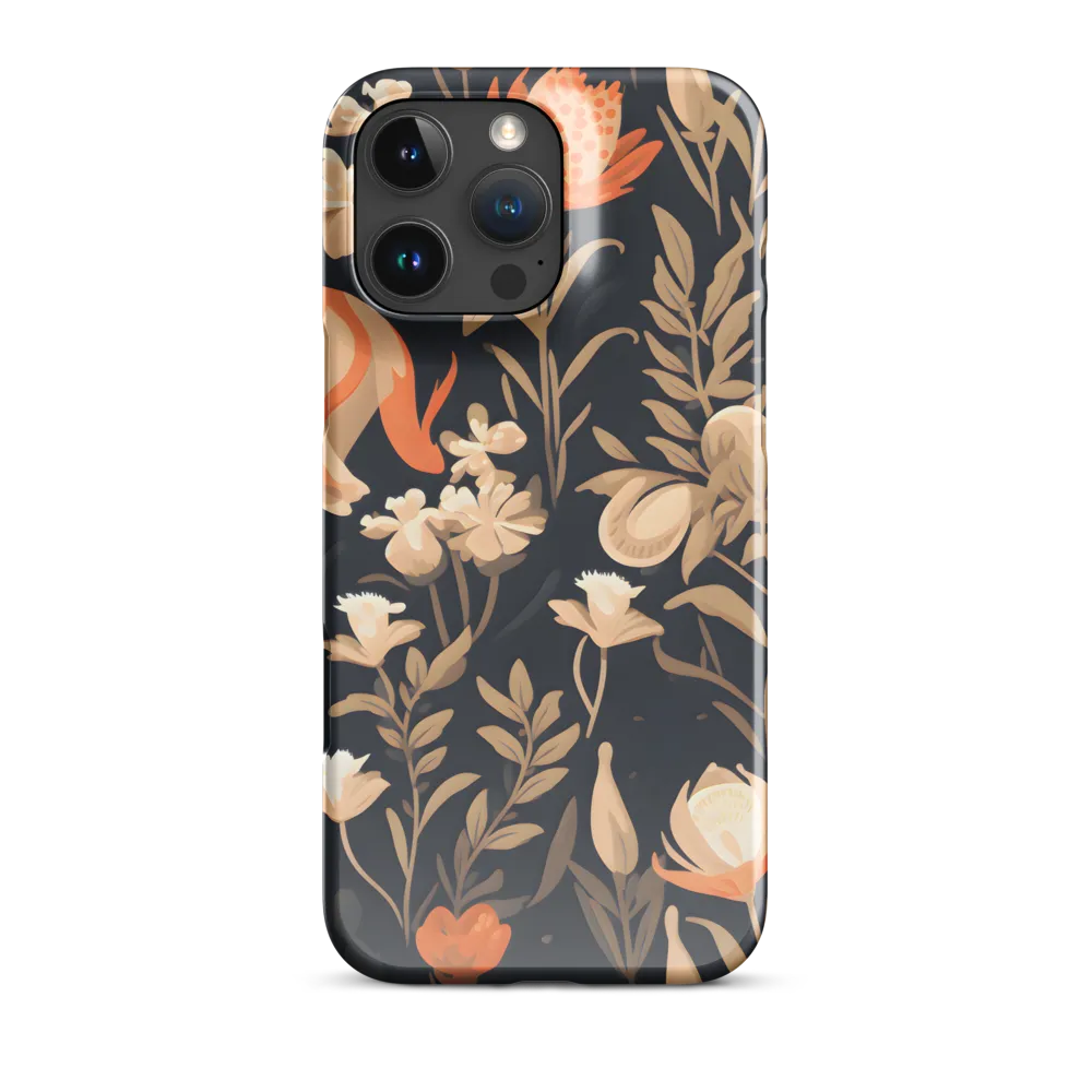 Floral Harmony: A Dance in the Dark