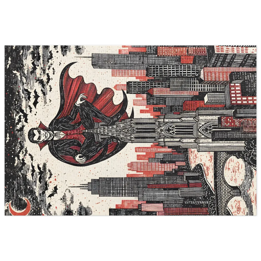 Nocturne of the Vampire Lord 
 Jigsaw Puzzle in Tin Box