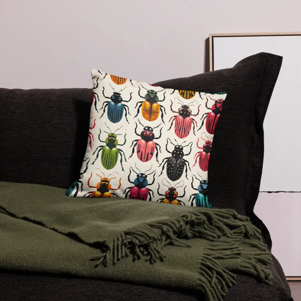 Beetle Serenade | Pillow Case | 18″×18″