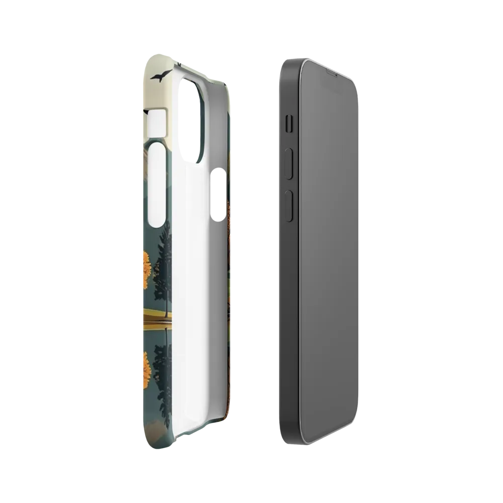 Reflections of Autumn | Phone Case |  13 Mini | Snap Case | Matte