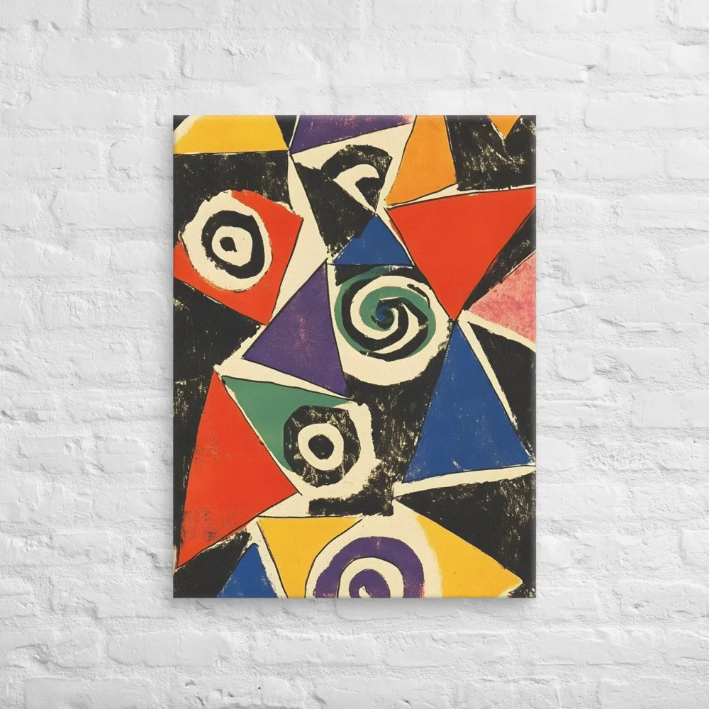 Dynamic Geometric Abstraction | Canvas | 24″×32″