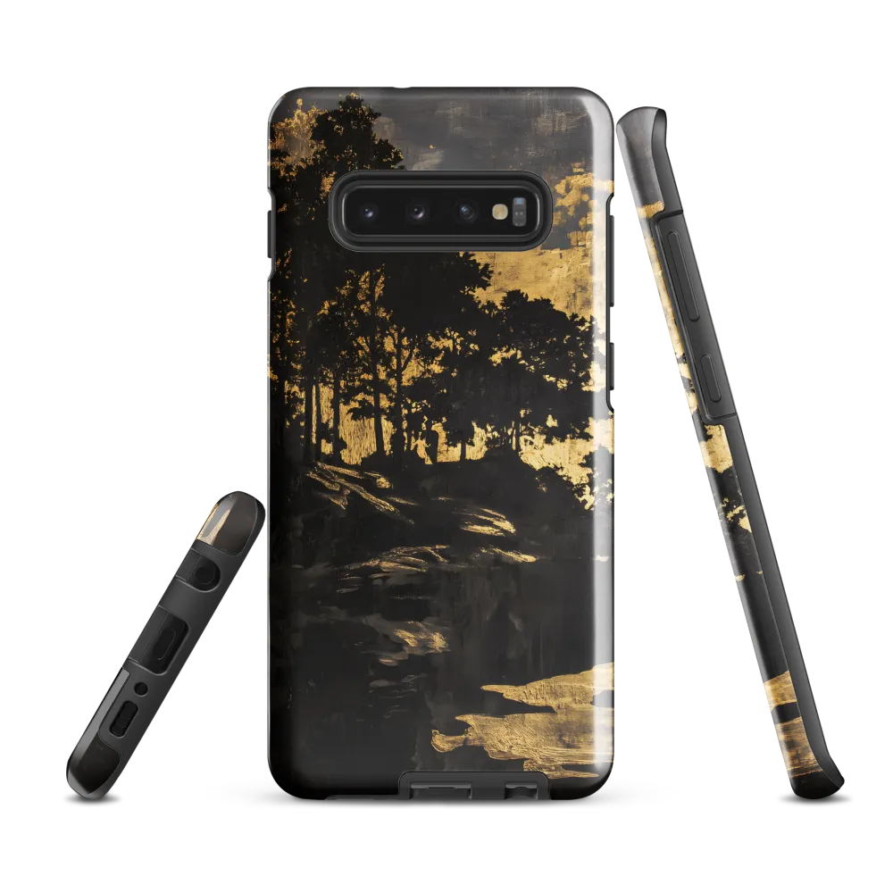 Golden Silhouettes | Phone Case |  S10 Plus | Tough Case | Glossy