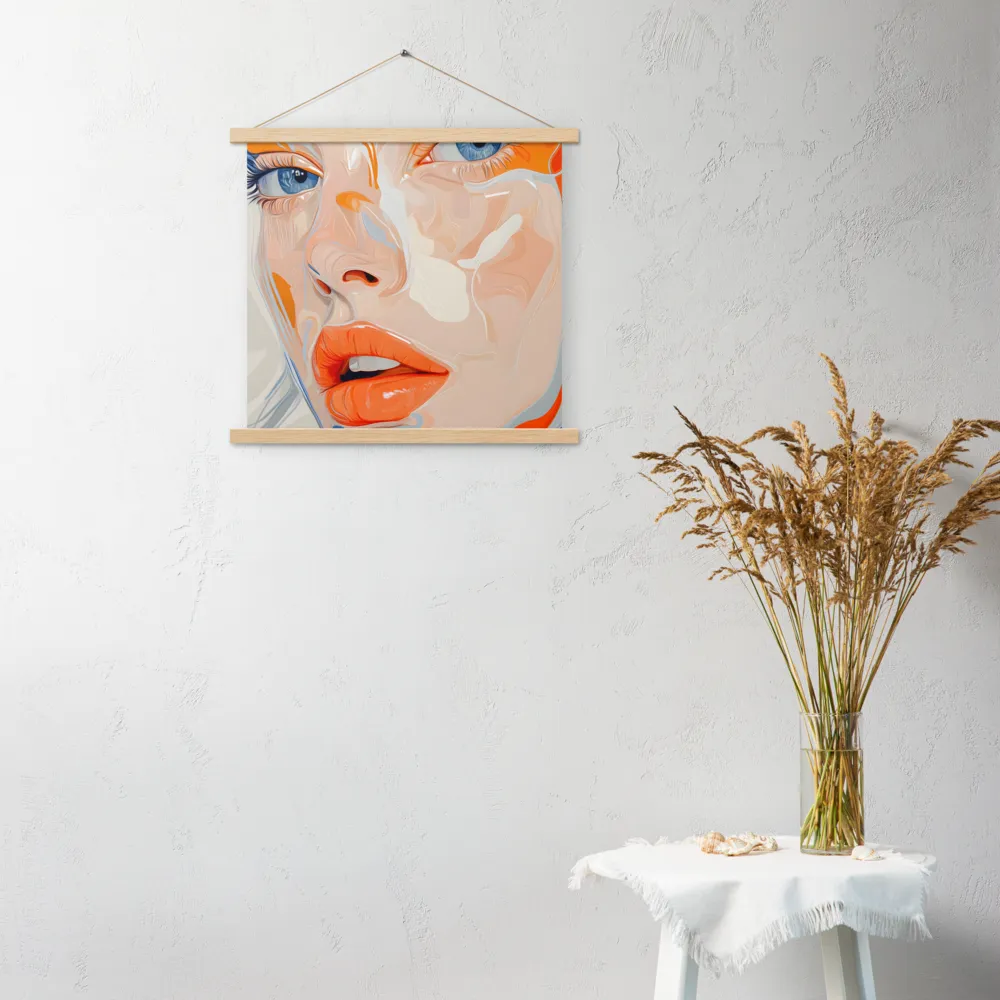 Ethereal Expressions | Poster With Oak Wood Hanger | 18″×18″