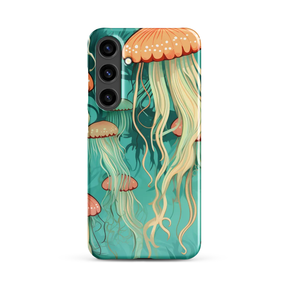 Ethereal Dance of Jellyfish | Phone Case |  S24 Plus | Snap Case | Glossy
