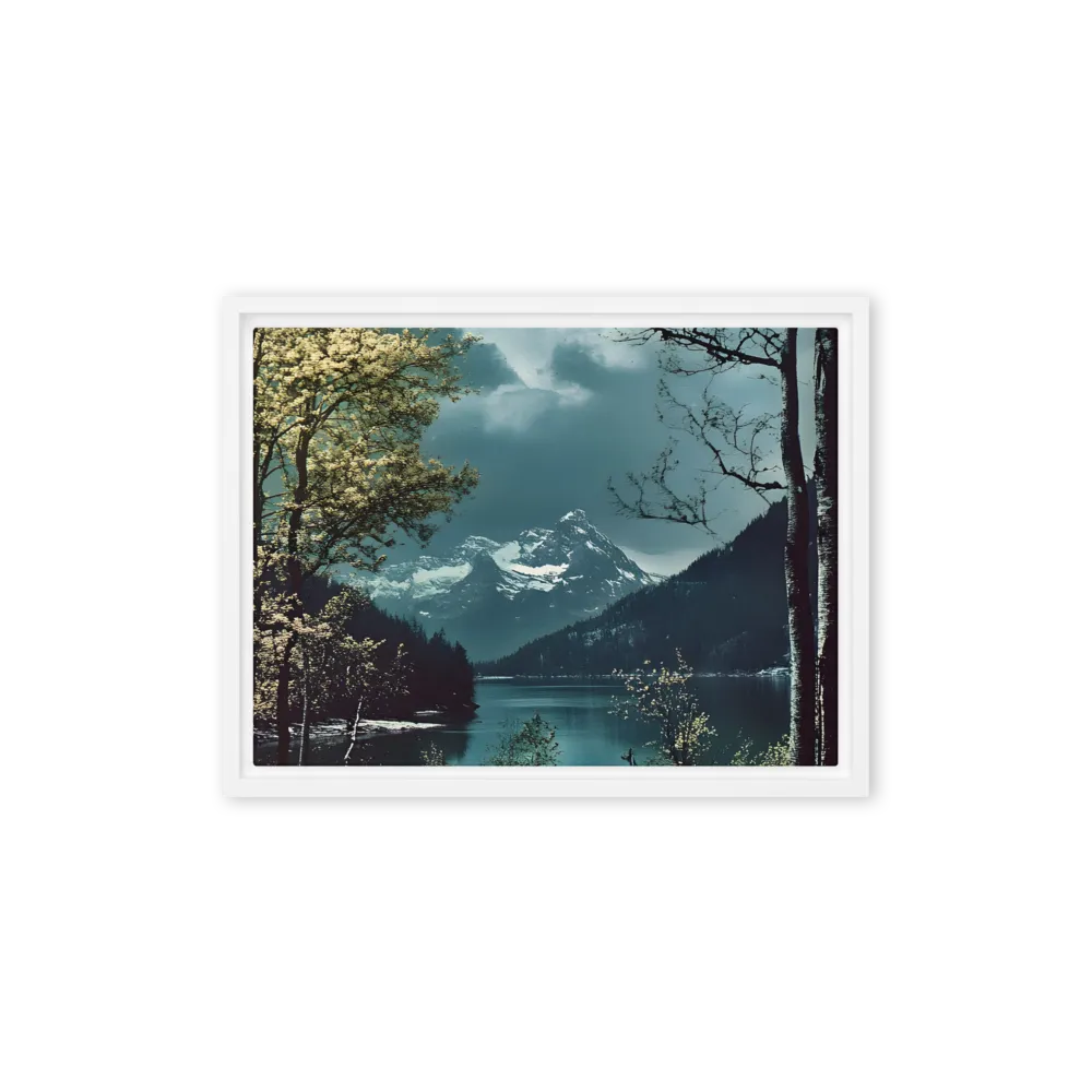 Whispers of Tranquility | Canvas with White Frame | 12″×16″