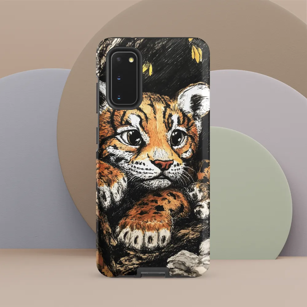Curious Cub in the Canopy | Phone Case |  S20 | Tough Case | Matte