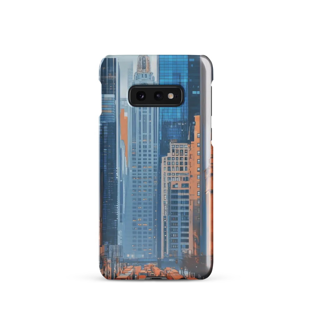 Urban Symphony in Blue and Orange