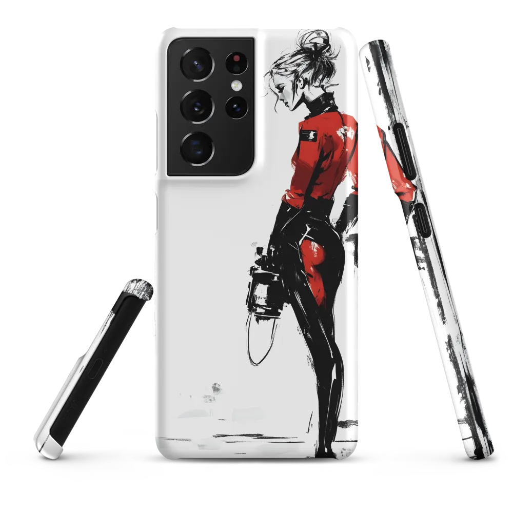 The Edgy Elegance | Phone Case |  S21 Ultra | Snap Case | Matte