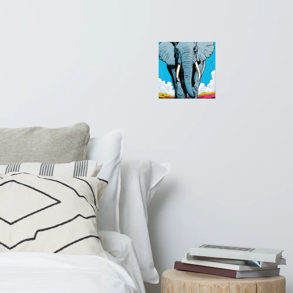Majestic Presence: The Elephant | Poster | 10″×10″