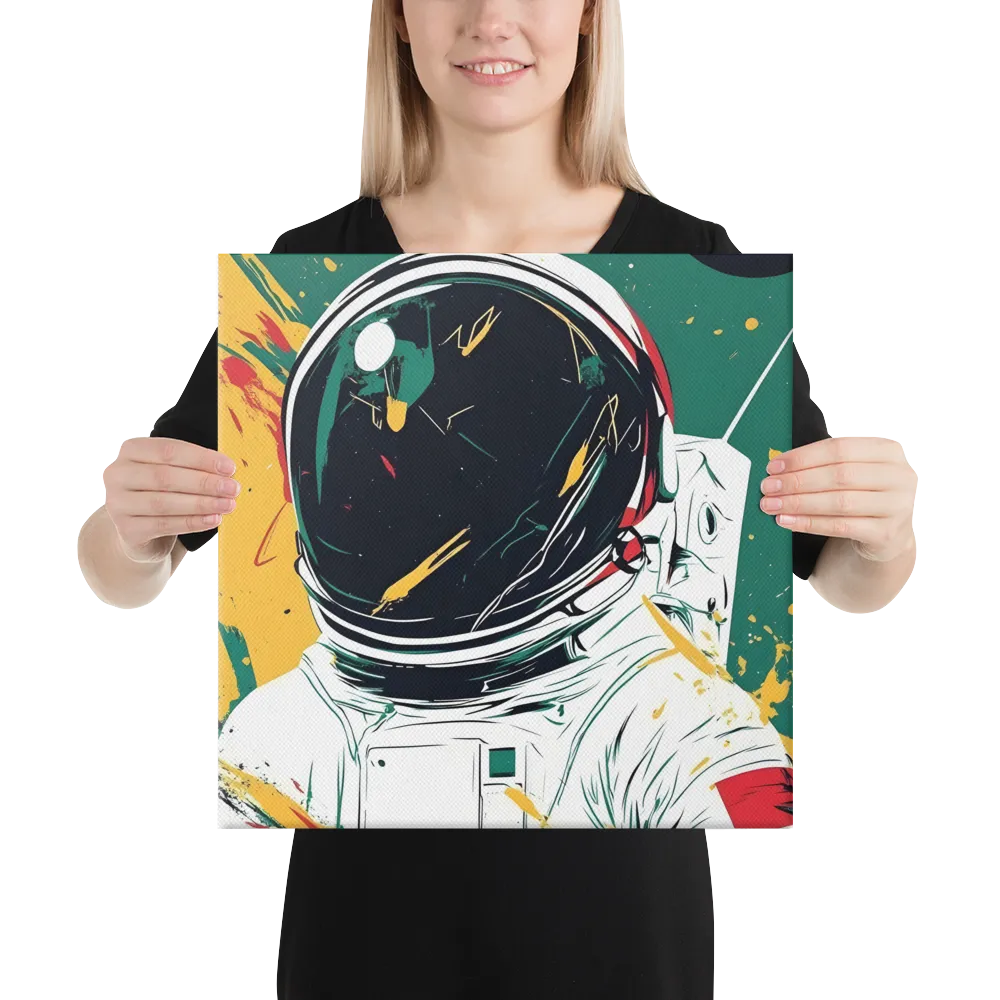 Galactic Explorer: A Modern Odyssey | Canvas | 16″×16″